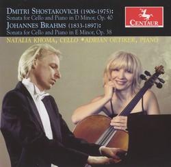 Shostakovich & Brahms: Cello Sonatas