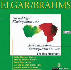 Elgar: Piano Quintet in A minor Op. 84 / Brahms: String Quartet No.3 in B major Op. 67