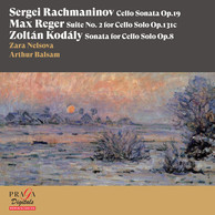 Sergei Rachmaninov: Cello Sonata - Max Reger: Suite No. 2 for Cello Solo - Zoltán Kodály: Sonata for Cello Solo, Op. 8