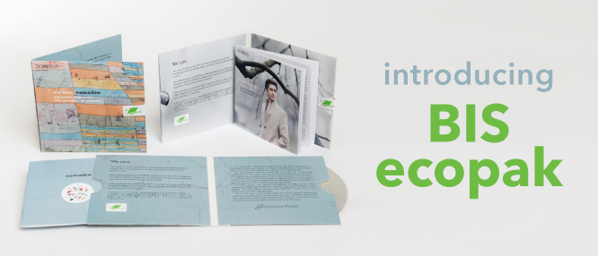 Introducing BIS ecopak - our new environmentally-friendly album sleeve